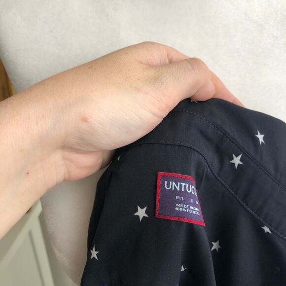 UNTUCKit Starlia Button Down Star Print Shirt - Picture 5 of 5